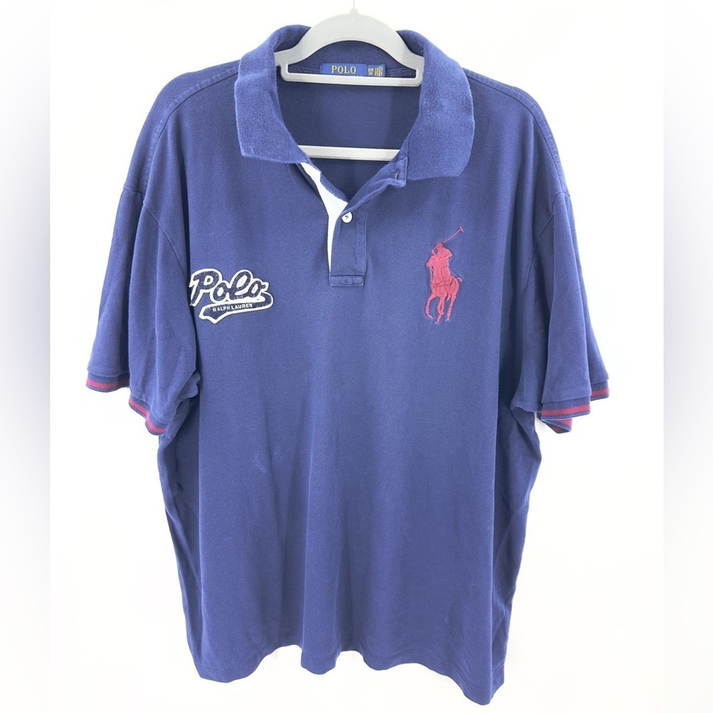 Polo Ralph Lauren Big Pony Shirt Mens 2XB Preppy Logo Casual Embroidered Classic